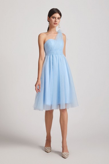 Short A-Line Tulle Sweetheart Bridesmaid Dresses Canada